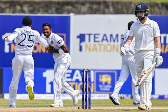 SL vs IRE 2023 | Chandimal, Sadeera pile on Irish pain as Sri Lanka mount 591 on Day 2
